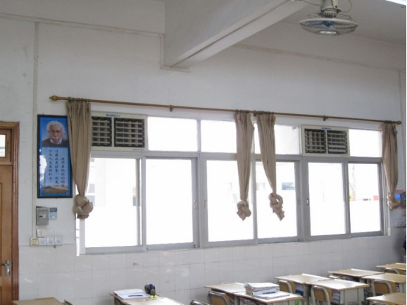 学校教室安装案例（58台KD18）